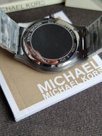 Michael Kors Slim Runway Gunmetal Dial Gunmetal Stainless Steel Quartz Watch 44mm for Men – MK8898