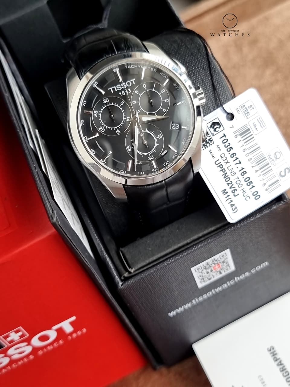 TISSOT T-Trend Couturier Chronograph Men's Watch Item No. T035.617.16.051.00