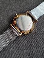 Skagen Kuppel Lille White Dial Silver Mesh Stainless Steel Quartz Watch 32mm for Ladies – SKW3101