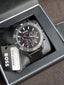 HUGO BOSS Admiral Black Dial Black Resin Strap Chronograph Quartz Watch 46mm for Men – 1513918
