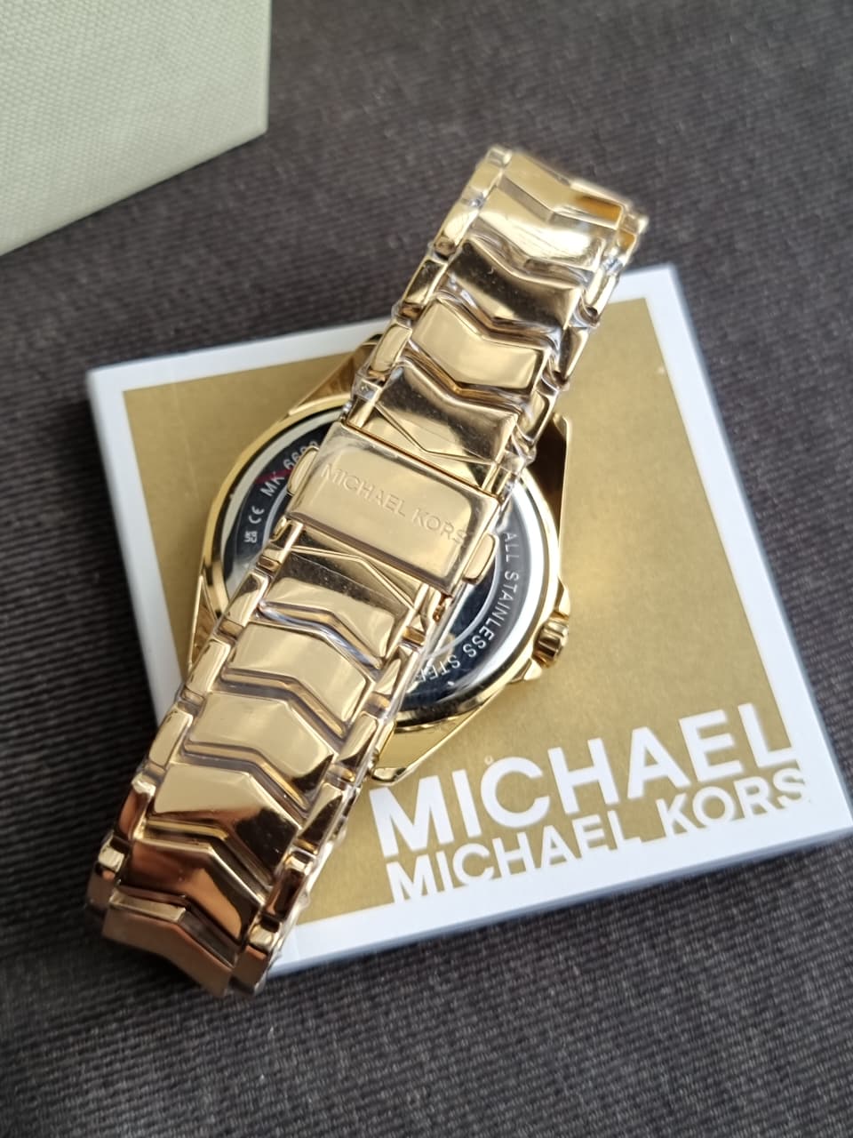 Michael Kors Women’s Quartz Stainless Steel White Dial 38mm Watch MK6693