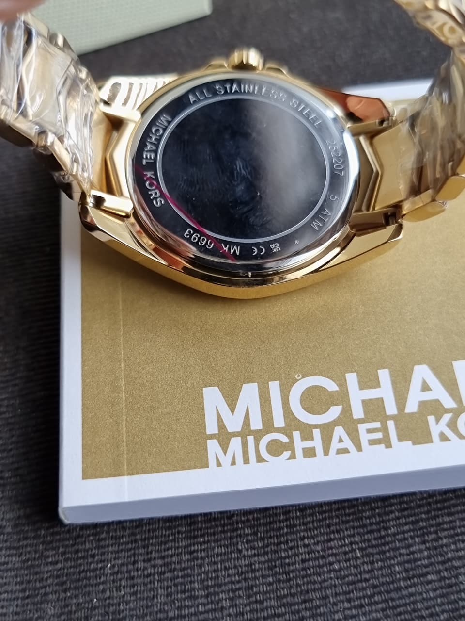 Michael Kors Women’s Quartz Stainless Steel White Dial 38mm Watch MK6693