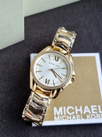 Michael Kors Women’s Quartz Stainless Steel White Dial 38mm Watch MK6693