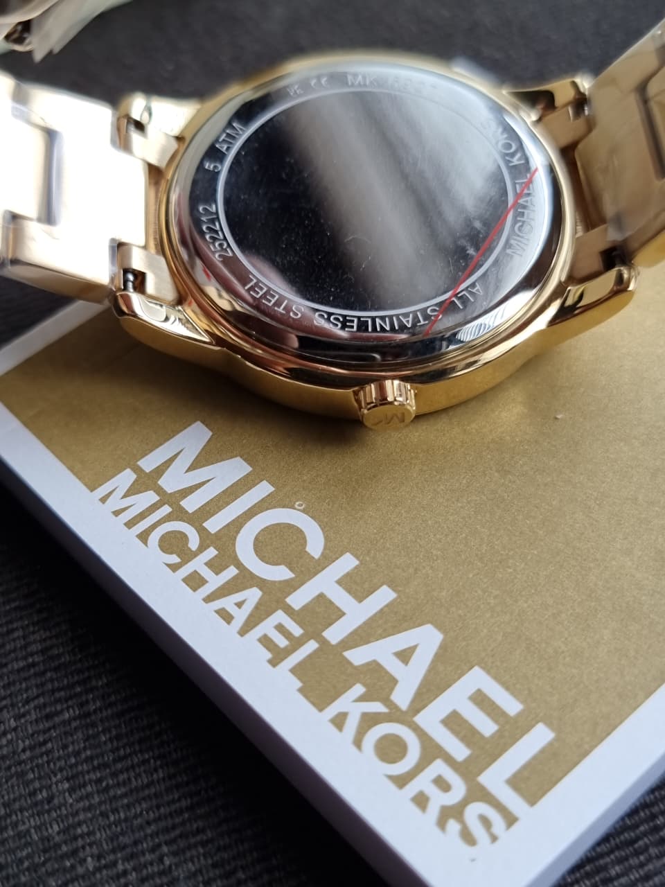 Michael Kors Tibby Gold-Tone Stainless Steel Gold Dial Multifunction Quartz Watch for Women – MK6927