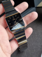 Rado Anatom R10384157 Black Dial, Platinum-Tone Hardmetal, 30.0 m, Automatic Men's Watch