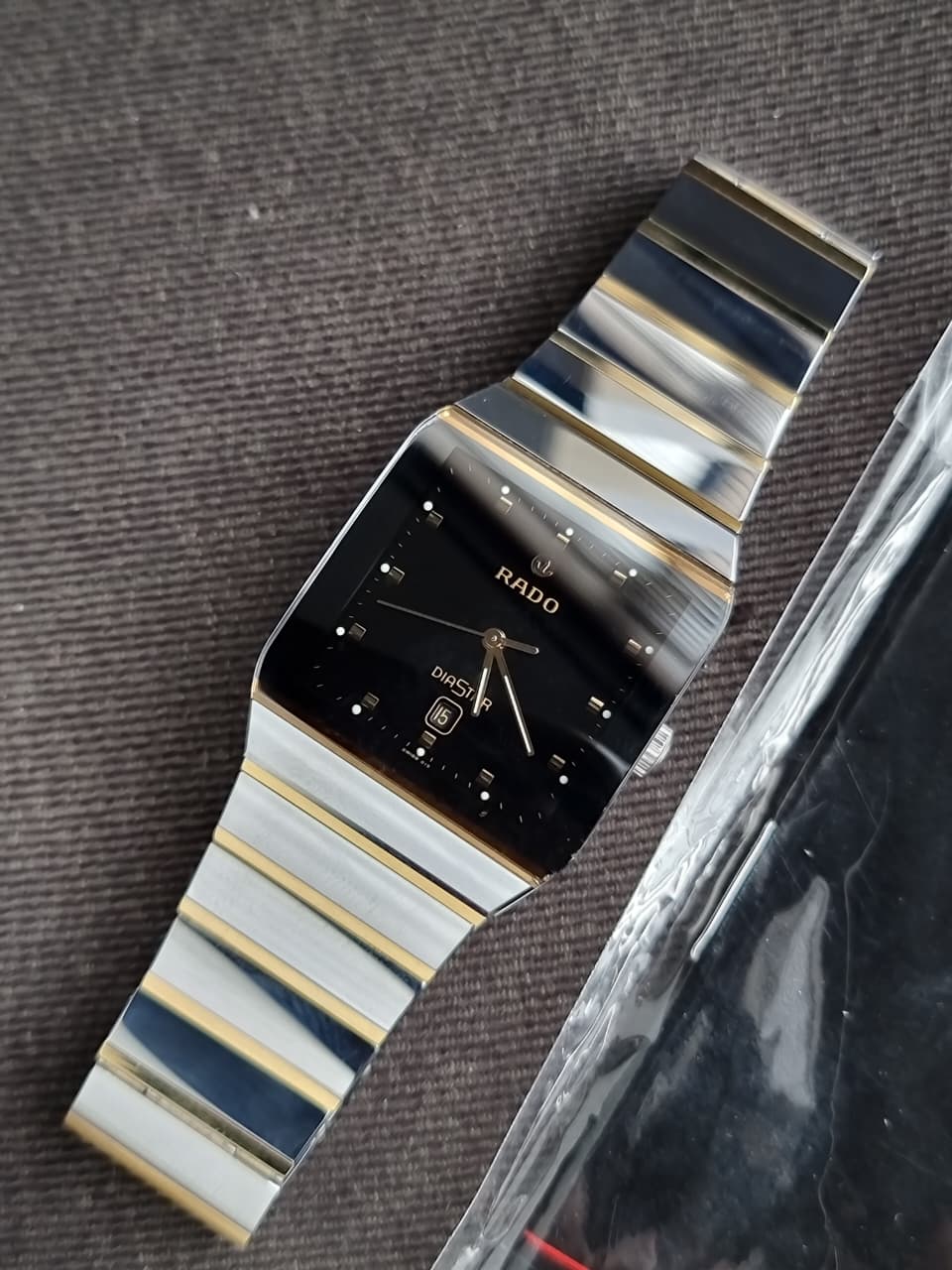 Rado Anatom R10384157 Black Dial, Platinum-Tone Hardmetal, 30.0 m, Automatic Men's Watch