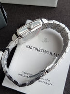 Emporio Armani Automatic Black Dial Stainless Steel Men's Watch – AR60057