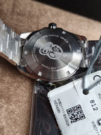 Tag Heuer Aquaracer Men’s Quartz Swiss Made Silver Stainless Steel White Dial 41mm Watch WBD1111.BA0928