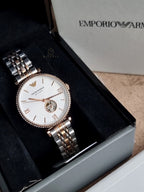 Emporio Armani Women's Three-Hand Two-Tone Stainless Steel Watch (Model: AR60019)