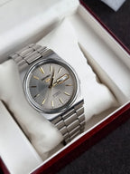 seiko 5 Gents Watch 36mm Dial  Silver chain Automatic watch