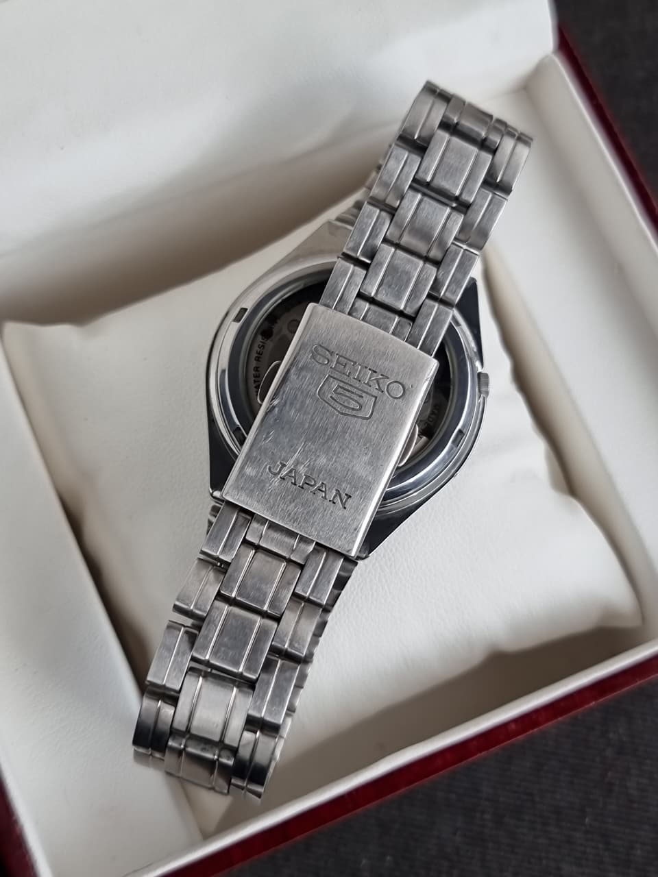 Seiko 5 Automatic Gents Watch Black Dial 36mm Dial