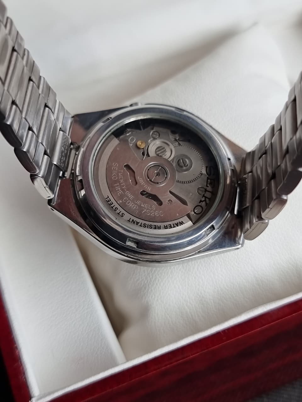 Seiko 5 Automatic Gents Watch Black Dial 36mm Dial