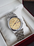 Seiko 5 Automatic Gents Watch Yellow Dial 36mm Dial