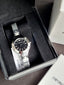Emporio Armani Chiara Classic Black Dial Silver Stainless Steel Ladies Quartz Watch AR7328
