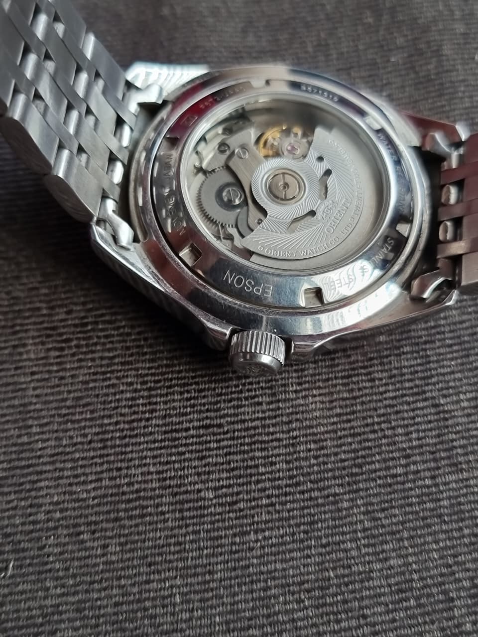 Orient Open Heart Automatic Silver Dial Men's Watch Item No. FAG03001W0