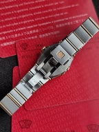 Omega Constellation 24mm Diamond Bezel White Mother-of-Pearl Dial Two-Tone Ladies Quartz Watch 123.25.24.60.05.002