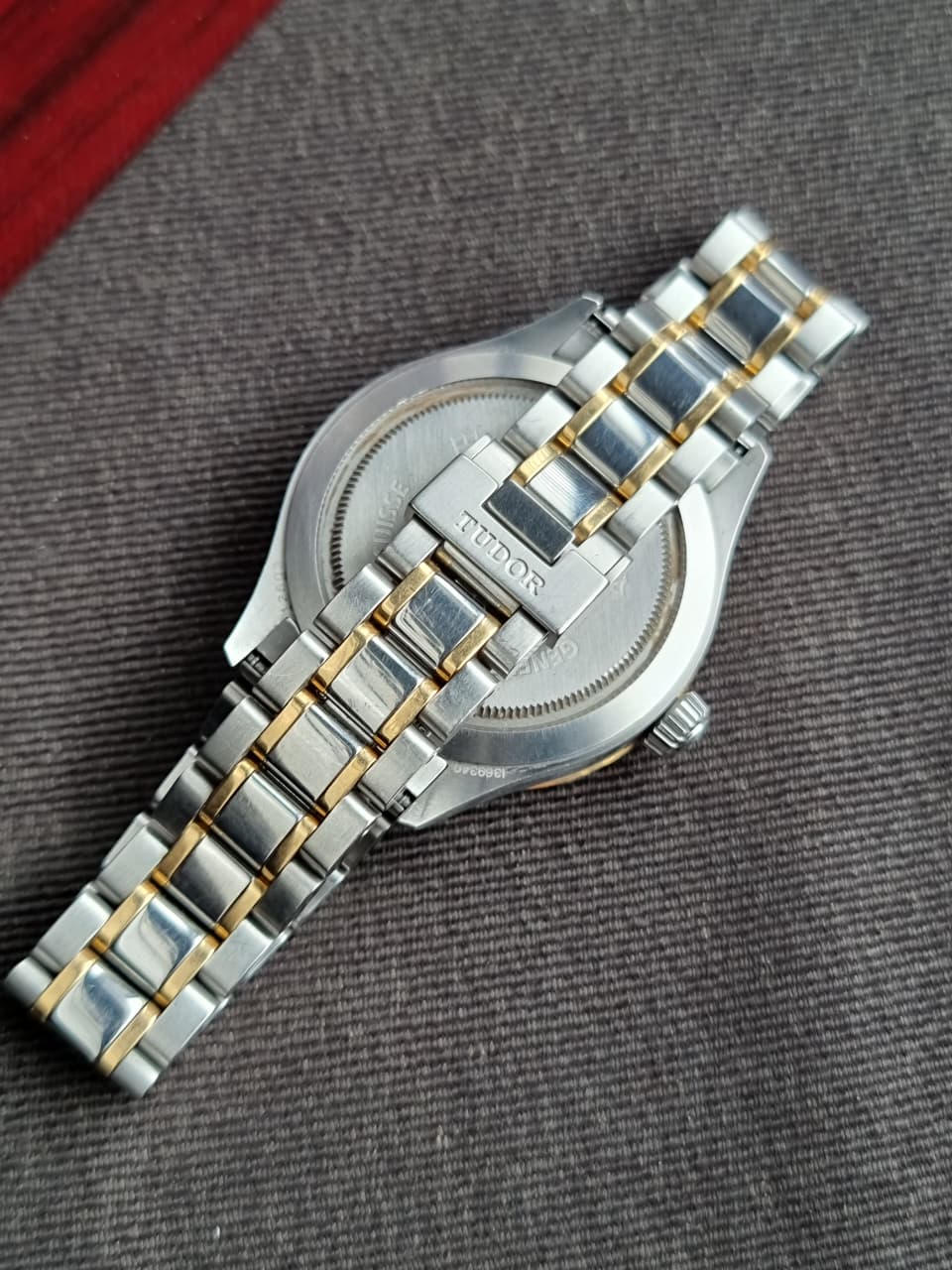 Tudor Style Automatic Champagne Dial Two-Tone Stainless Steel & Yellow Gold Unisex Watch M12303-0001