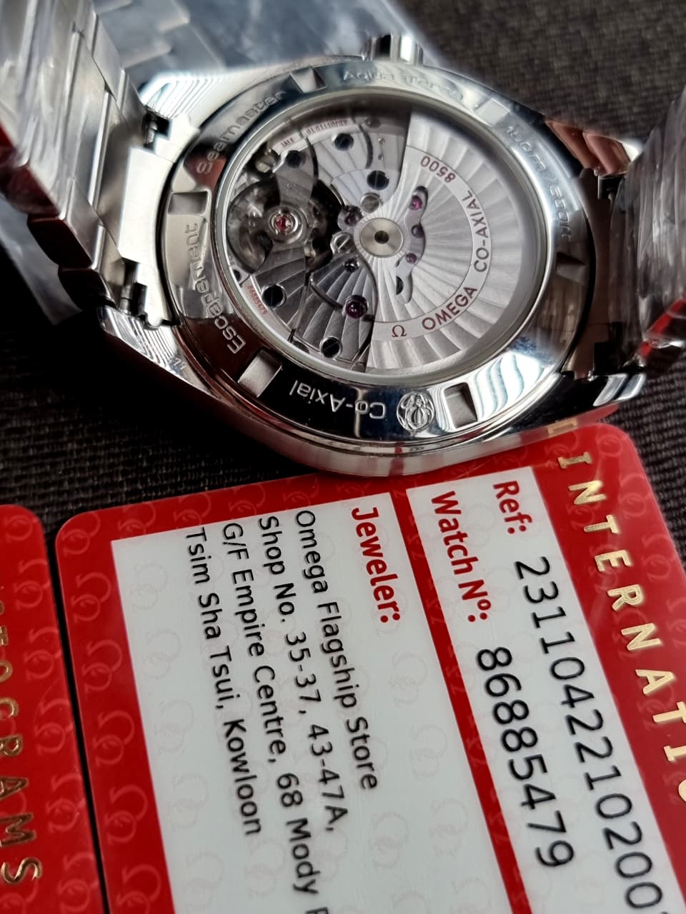 Omega Seamaster Aqua Terra 150M Co-Axial Chronometer Silver Dial Stainless Steel Men's Automatic Watch 231.10.42.21.02.002