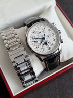 Longines Master Collection 40mm Automatic Chronograph Silver Dial Stainless Steel Men's Watch L26734786