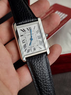 Cartier Tank Solo XL Automatic Silver Dial Stainless Steel Men's Watch W5200027