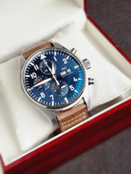IWC Pilot's Watch Chronograph Le Petit Prince Midnight Blue Dial Automatic Men's Watch IW377714