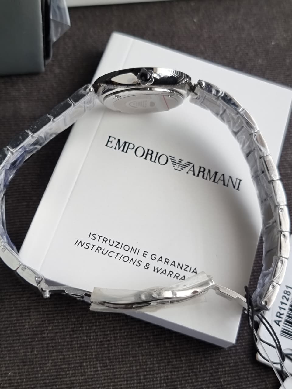 Emporio Armani Silver Quartz Stainless Steel Women's Watch AR11235