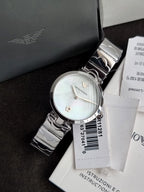 Emporio Armani Silver Quartz Stainless Steel Women's Watch AR11235