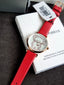 Emporio Armani Gianni T-Bar Mother of Pearl Dial Rose Gold Ladies Quartz Watch AR11281