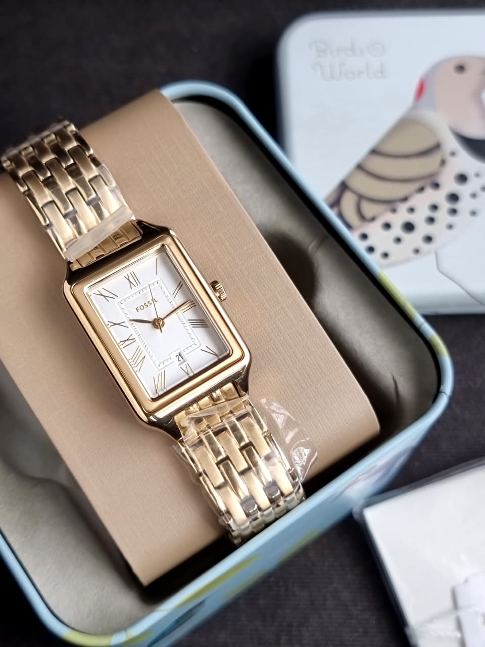 Fossil Raquel Analog Silver Dial Women's Stainless Steel Watch-ES5220