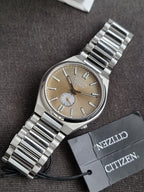 Citizen Silver Stainless Steel Green Dial Automatic Watch for Gents - Citizen NK5010-51X