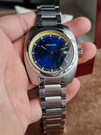 Calvin Klein Achieve Swiss Quartz Blue Dial Stainless Steel Men's Watch K8W3114N