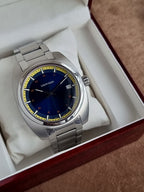 Calvin Klein Achieve Swiss Quartz Blue Dial Stainless Steel Men's Watch K8W3114N