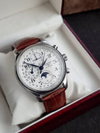 Longines Master Collection Chronograph Moonphase Silver Dial Automatic Men's Watch L27734783