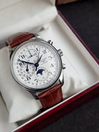 Longines Master Collection Chronograph Moonphase Silver Dial Automatic Men's Watch L27734783