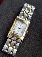 Raymond Weil Tango 5381 White Dial Two-Tone 18K Gold Plated Stainless Steel Men's Quartz Watch 5381-STP-00308