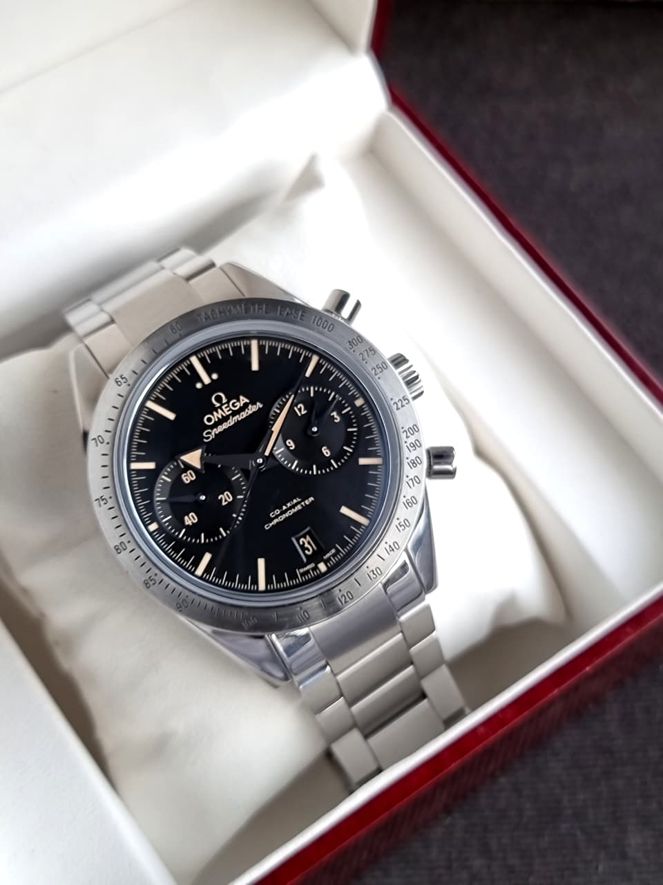 Omega Speedmaster 42mm Automatic Chronograph Black Dial Stainless Steel Men's Watch 321.10.42.51.01.002