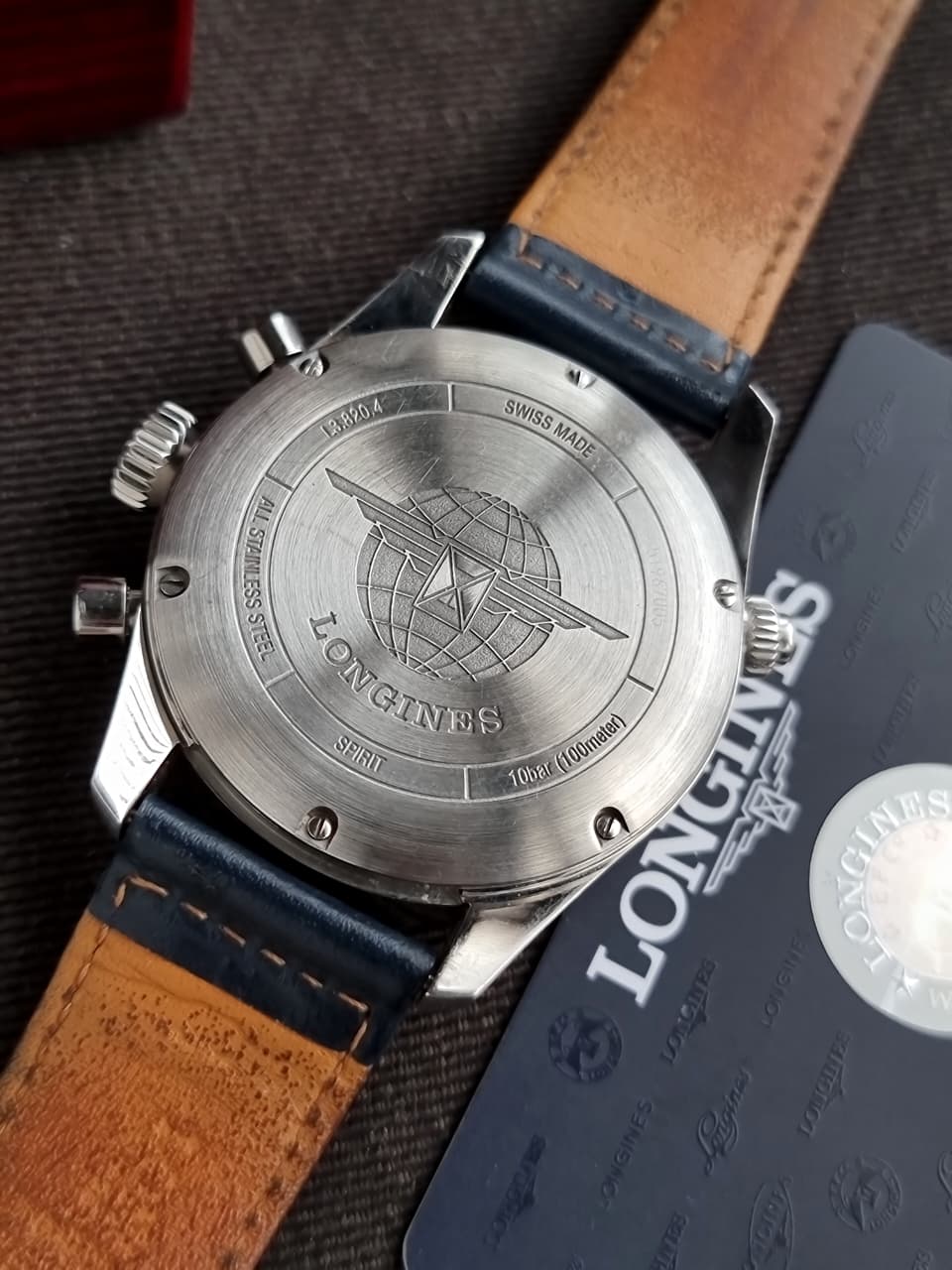 Longines Spirit Chronograph 42mm Sunray Blue Dial Automatic Men's Watch L3.820.4.93.0