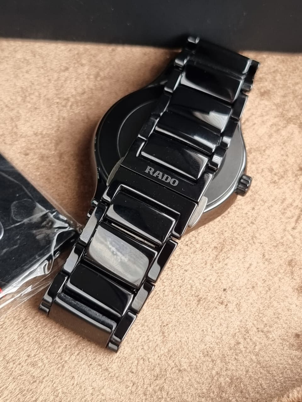Rado True Round Diamonds Black Dial Black High-Tech Ceramic Quartz Unisex Watch R27238722