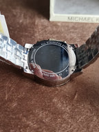 Michael Kors Jet Set Two-Tone Mother of Pearl Dial Chronograph Quartz Ladies Watch MK5057