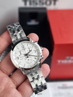 Tissot PRC 200 Chronograph Silver Dial Stainless Steel Men's Quartz Watch T114.417.11.037.00