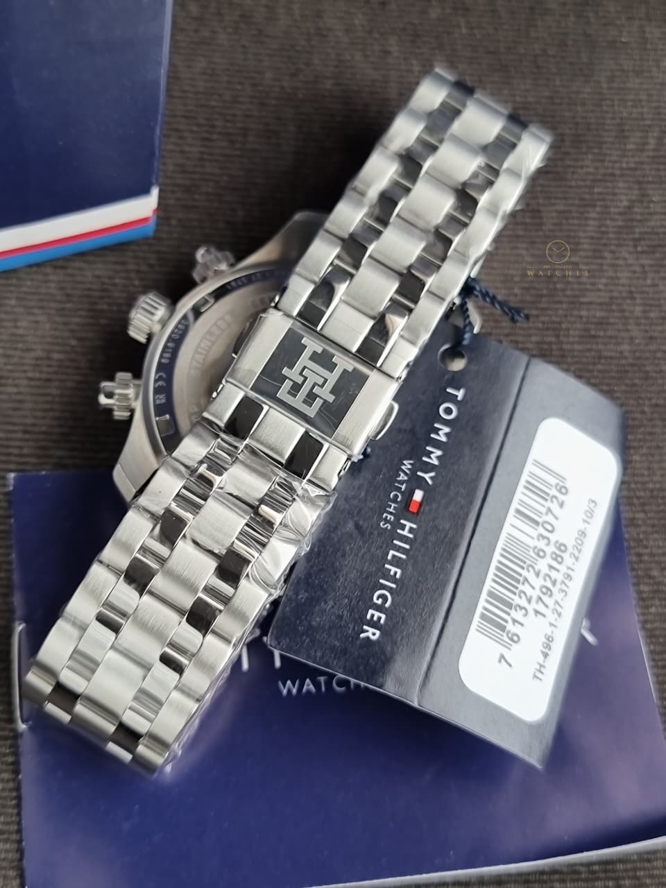 Tommy Hilfiger TH85 Grey Dial Stainless Steel Chronograph Quartz Men's Watch 1792186