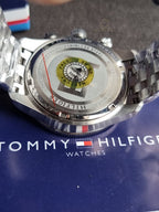 Tommy Hilfiger TH85 Grey Dial Stainless Steel Chronograph Quartz Men's Watch 1792186