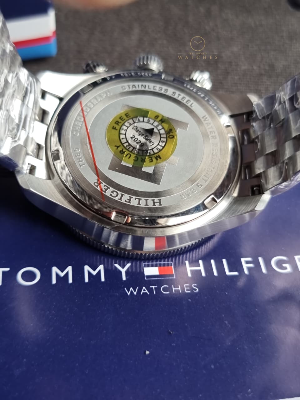 Tommy Hilfiger TH85 Grey Dial Stainless Steel Chronograph Quartz Men's Watch 1792186