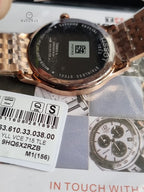 Tissot Tradition Silver Dial Rose Gold PVD Stainless Steel Men's Quartz Watch T063.610.33.038.00
