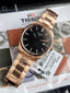 Tissot PR 100 40mm Black Dial Rose Gold PVD Stainless Steel Men's Quartz Watch T150.410.33.051.00