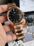 Tissot PR 100 40mm Black Dial Rose Gold PVD Stainless Steel Men's Quartz Watch T150.410.33.051.00