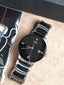 Rado Centrix Jubile Diamonds Black Dial Two-Tone Stainless Steel & Ceramic Automatic Men's Watch R30941702