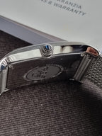 Emporio Armani Marco Slim XL White Dial Stainless Steel Men's Quartz Watch AR2014