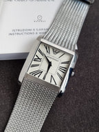 Emporio Armani Marco Slim XL White Dial Stainless Steel Men's Quartz Watch AR2014
