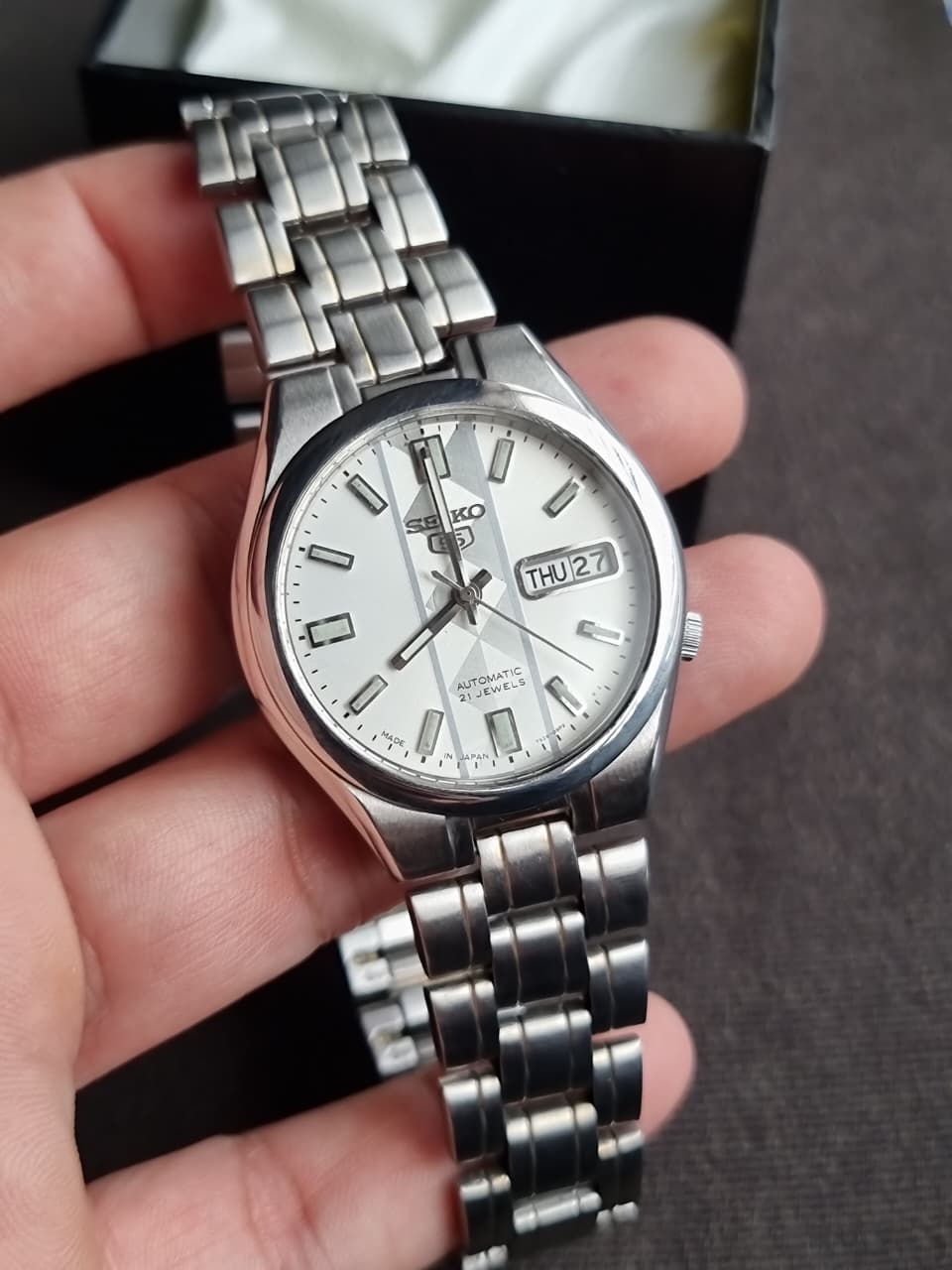 Seiko 5 Automatic 36mm Stainless Steel Men's Watch